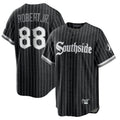 Chicago White Sox #88 Luis Robert Jr Player Black Fotopoulosg City Connect Home Game Stitched Jerseys