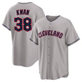 Cleveland Guardians #38 Steven Kwan Player Gray Fotopoulosg Game Home Stitched Jerseys