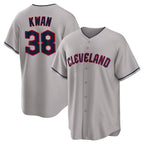 Cleveland Guardians #38 Steven Kwan Player Gray Fotopoulosg Game Home Stitched Jerseys