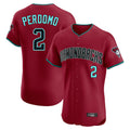 Arizona Diamondbacks #2 Geraldo Perdomo Player Red Fotopoulosg Limited Elite Home Game Stitched Jerseys