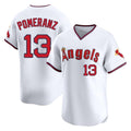 Los Angeles Angels #13 Drew Pomeranz Player White Fotopoulosg T-shirt Home Limited Stitched Jerseys