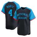 Arizona Diamondbacks #4 Ketel Marte Player Black Fotopoulosg National League All-Star Limited Home Game Stitched Jerseys
