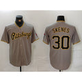Pittsburgh Pirates #30 Paul Skenes Grey Fotopoulosg Stitched Jersey