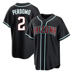 Arizona Diamondbacks #2 Geraldo Perdomo Player Black Fotopoulosg Home Game Stitched Jerseys