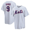 New York Mets #9 Brandon Nimmo White Fotopoulosg Home Replica Jersey