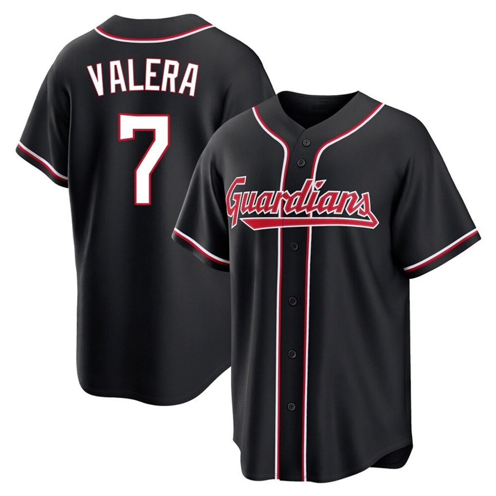Cleveland Guardians #7 George Valera Player Black Fotopoulosg Fashion Out Home Game Stitched Jerseys