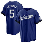 Los Angeles Dodgers #5 Freddie Freeman Player Royal Fotopoulosg Game Home Stitched Jerseys