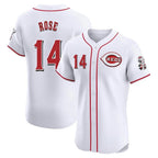 Cincinnati Reds #14 Pete Rose Player White Fotopoulosg Limited Elite Home Stitched Jerseys
