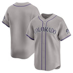Colorado Rockies Gray Fotopoulosg Road Limited Jersey