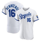 Kansas City Royals #16 Andrew Benintendi White Fotopoulosg Flex Base Stitched Jersey