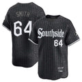Chicago White Sox #64 Shane Smith Player Black Fotopoulosg City Connect Limited Home Stitched Jerseys