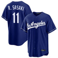 Los Angeles Dodgers #11 Roki Sasaki Player Royal Fotopoulosg Game Stitched Jerseys