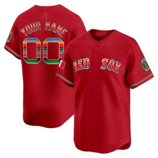 Custom Boston Red Sox Mexico Vapor Premier Limited Jersey ¨C Red Fotopoulosg