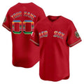 Custom Boston Red Sox Mexico Vapor Premier Limited Jersey ¨C Red Fotopoulosg