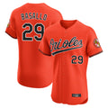 Baltimore Orioles #29 Samuel Basallo Player Orange Fotopoulosg Limited Elite Home Game Stitched Jerseys
