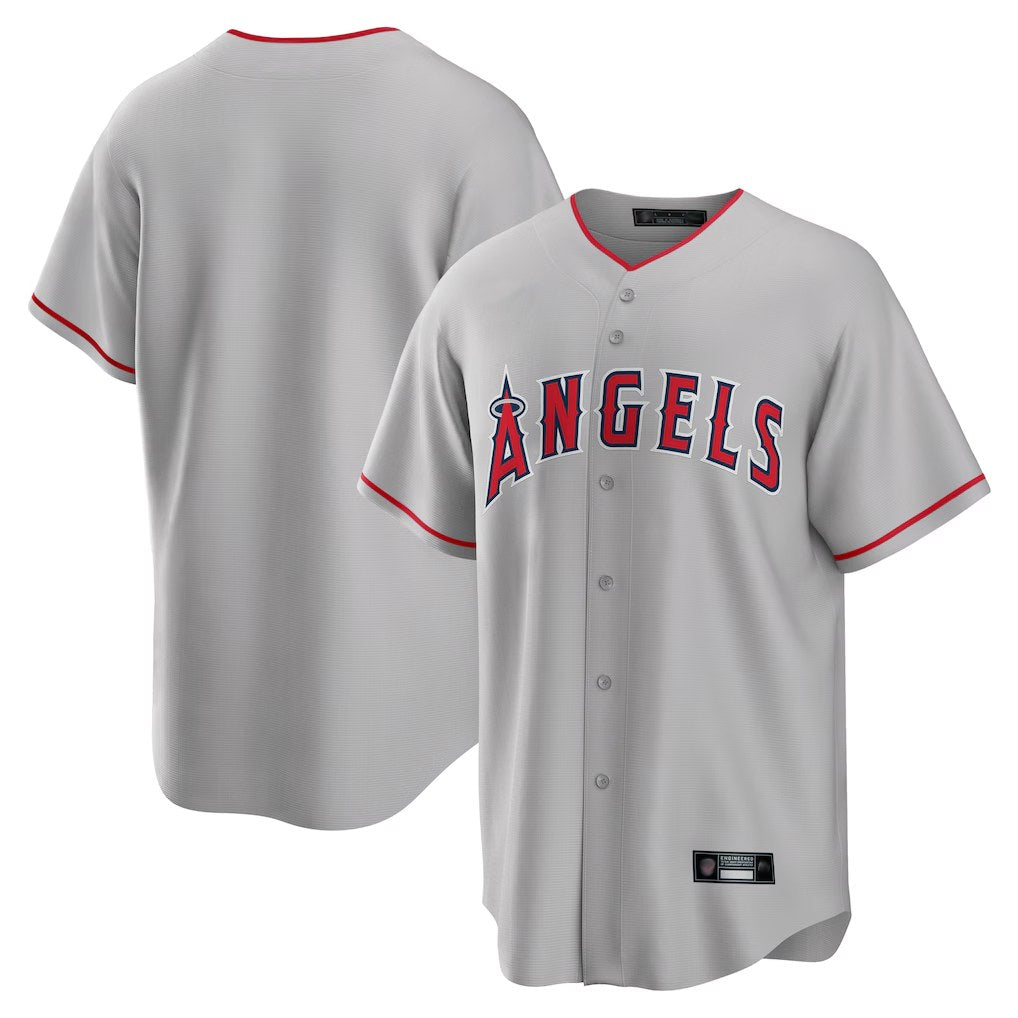 Los Angeles Angels Blank Player Gray Fotopoulosg Home Game Stitched Jerseys