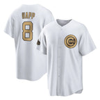 Chicago Cubs #8 Ian Happ Player Gold Fotopoulosg All-Star Game Home Stitched Jerseys