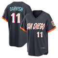 San Diego Padres #11 Yu Darvish Obsidian Fotopoulosg 2026 City Connect Stadium Jersey