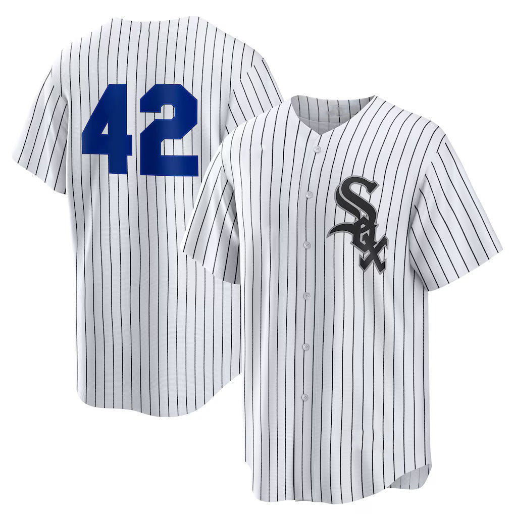 Chicago White Sox #42 Jackie Robinson White Fotopoulosg Home 2025 Day Replica Jersey
