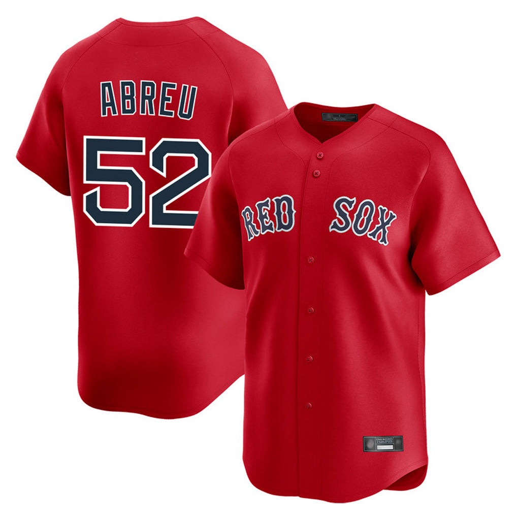 Boston Red Sox #52 Wilyer Abreu Player Red Fotopoulosg Limited Home Game Stitched Jerseys1