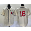 Chicago Cubs #16 Patrick Wisdom 2022 Cream Fotopoulosg Field of Dreams Cool Base Stitched Jersey