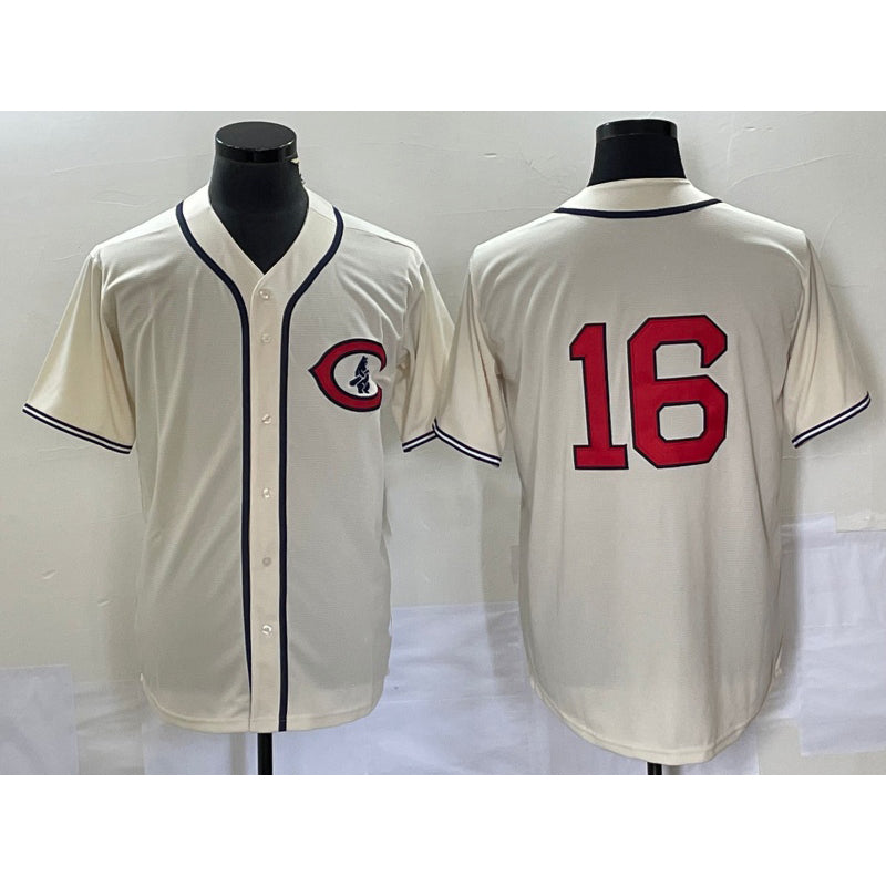 Chicago Cubs #16 Patrick Wisdom 2022 Cream Fotopoulosg Field of Dreams Cool Base Stitched Jersey