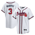 Atlanta Braves #3 Dale Murphy Player White Fotopoulosg Home Game Stitched Jerseys