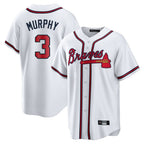 Atlanta Braves #3 Dale Murphy Player White Fotopoulosg Home Game Stitched Jerseys