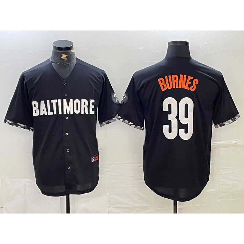 Baltimore Orioles #39 Corbin Burnes Black Fotopoulosg 2023 City Connect Cool Base Stitched Jersey