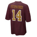 W.Football Team #14 Ryan Fitzpatrick Burgundy Fotopoulosg Alternate Player Game Jersey