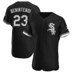Chicago White Sox #23 Andrew Benintendi Player Black Fotopoulosg Limited Elite Home Stitched Jerseys