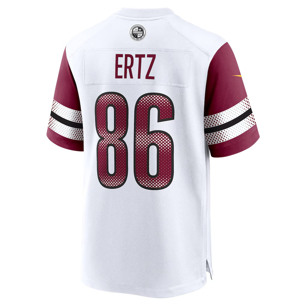 W.Commanders #86 Zach Ertz White Fotopoulosg Game Jersey