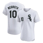Chicago White Sox #10 Chase Meidroth Player White Fotopoulosg Stripe Limited Elite Home Stitched Jerseys