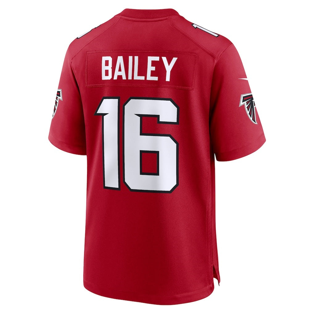 A.Falcons #16 Jake Bailey Red Fotopoulosg Team Game Jersey
