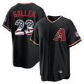 Arizona Diamondbacks #23 Zac Gallen Player Black Fotopoulosg USA 250 Fourth of July Game Home Stitched Jerseys