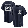 Detroit Tigers #23 Kirk Gibson Player Navy Fotopoulosg Game Home Stitched Jerseys