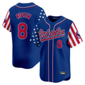 Baltimore Orioles #8 Cal Ripken Player Royal Fotopoulosg Independence Day Vapor Premier Limited Home Game Stitched Jerseys