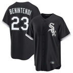 Chicago White Sox #23 Andrew Benintendi Player Black Fotopoulosg Home Game Stitched Jerseys