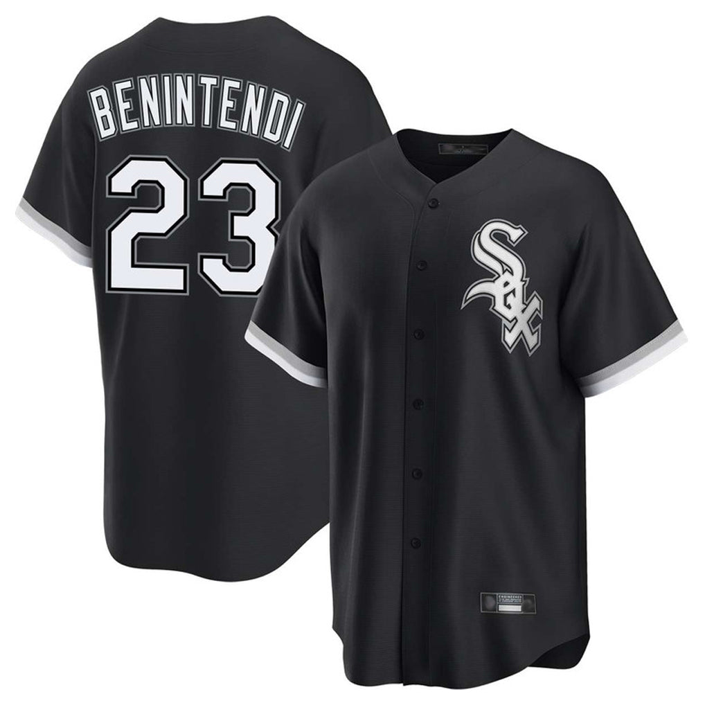 Chicago White Sox #23 Andrew Benintendi Player Black Fotopoulosg Home Game Stitched Jerseys
