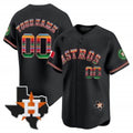 Custom Houston Astros Mexico Texas Patch Vapor Premier Limited Jersey ¨C All Stitched Fotopoulosg