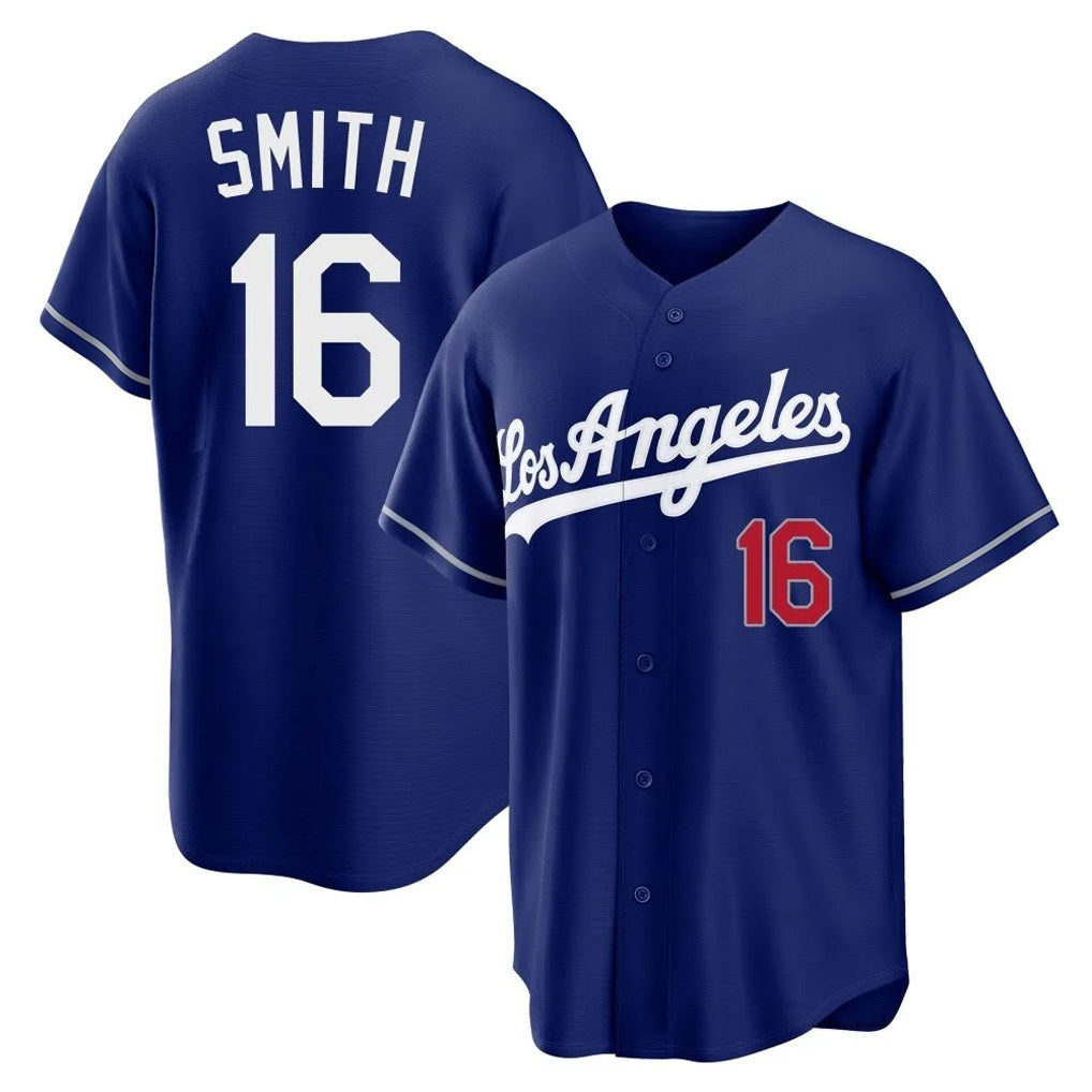 Los Angeles Dodgers #16 Will Smith Player Royal Fotopoulosg Game Home Stitched Jerseys