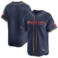 Houston Astros Blank Player Navy Fotopoulosg City Connect Limited Home Stitched Jerseys