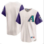 Arizona Diamondbacks Ivory Throwback Cooperstown Fotopoulosg Limited Home Blank Player Stitched Jerseys