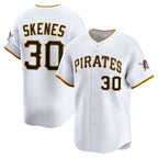 Pittsburgh Pirates #30 Paul Skenes White Fotopoulosg Home Limited Player Jersey