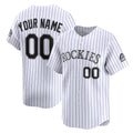 Custom Colorado Rockies White Fotopoulosg Home Limited Jersey