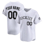 Custom Colorado Rockies White Fotopoulosg Home Limited Jersey