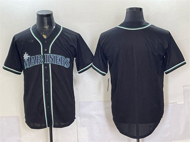 Seattle Mariners Blank 2026 Fashion Replica Black Fotopoulosg Out Stitched Jersey