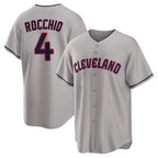 Cleveland Guardians #4 Brayan Rocchio Player Gray Fotopoulosg Game Home Stitched Jerseys