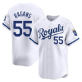 Kansas City Royals #55 Cole Ragans Player White Fotopoulosg Alt Limited Home Stitched Jerseys