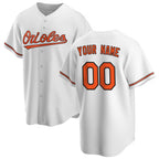 Custom Baltimore Orioles White Fotopoulosg Home Replica Jersey